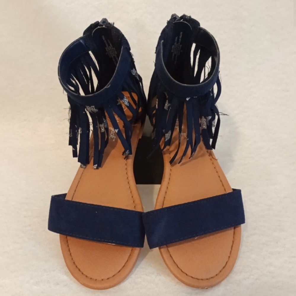 Girls fringe sandals size 13